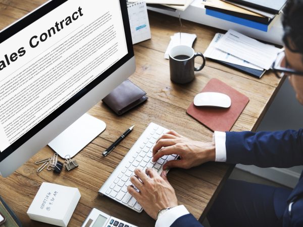 Sales Contract Forms Documents Legal Concept Sales Contract Forms Documents Legal Concept